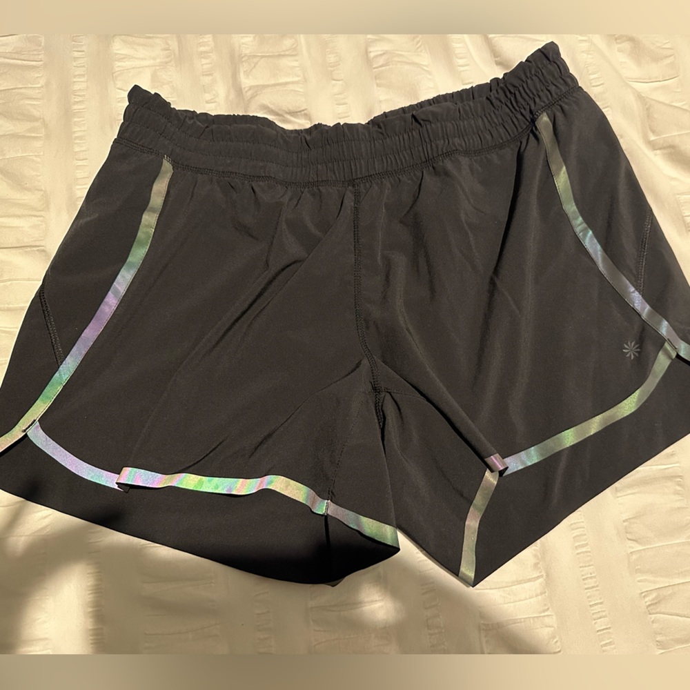 Athleta Racer Shorts in Black - Large